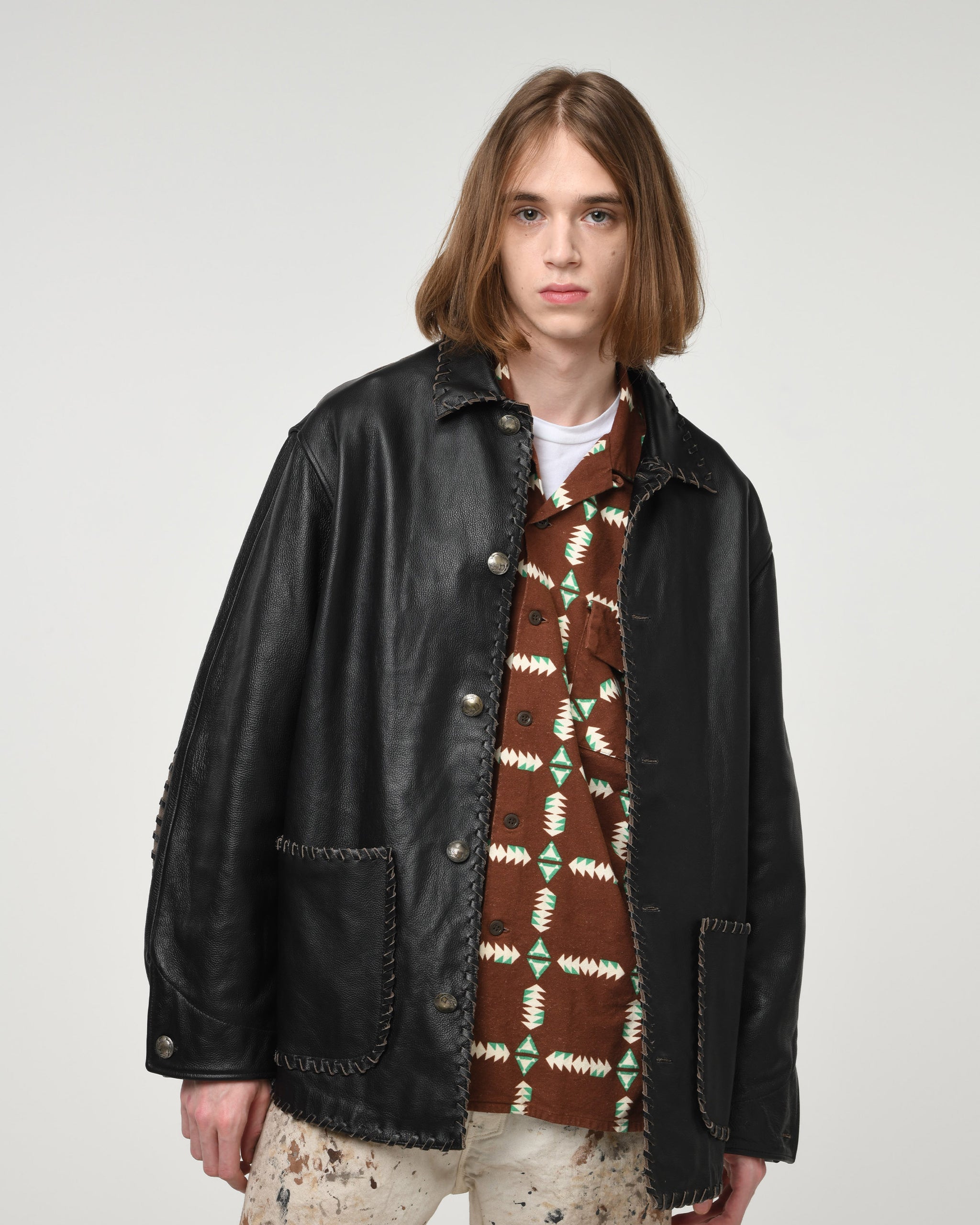 BRAIDED LEATHER COVERALL – C30 - BOW WOW, RECOGNIZE FLAGSHIP SHOP