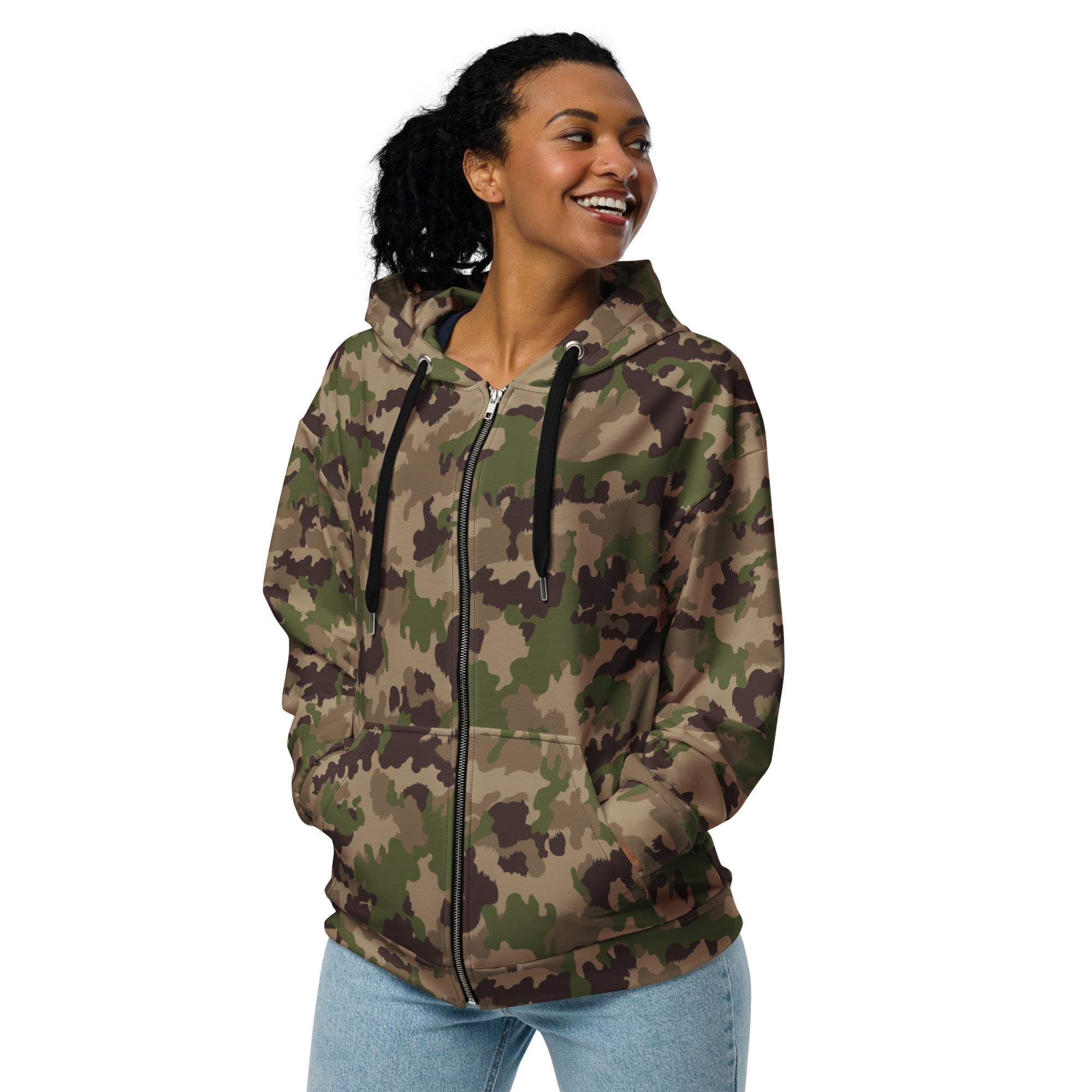 CAMO HQ - Swiss TAZ 16 Multiumfeld-Tarnmuster CAMO Unisex Zip
