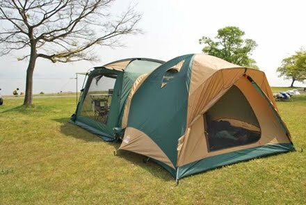 タフワイドドームテント300EXとタープの連結 | 家族でオートキャンプ