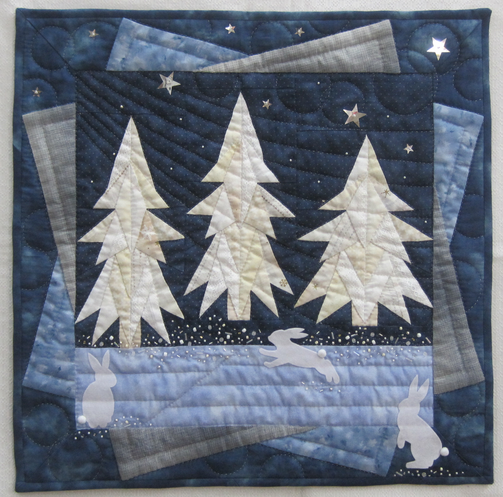 冬景色のタペストリー（キット） 商品詳細｜オリジナルパッチワーク