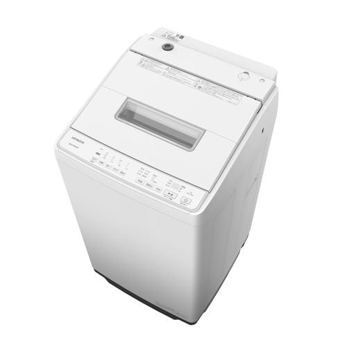 日立 BW-V80J 全自動洗濯機 (洗濯8.0kg) ホワイト【DD】 | ヤマダ