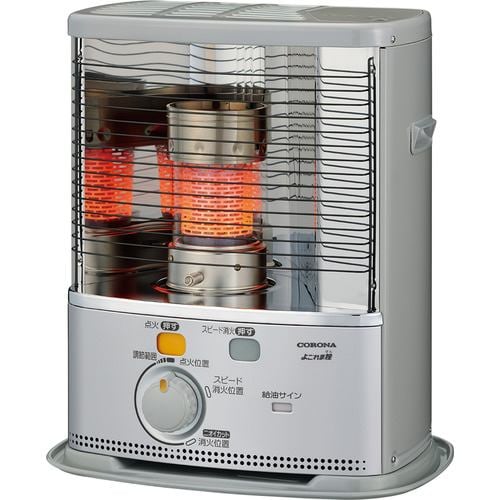 CORONA SX-2425Y(S) ポータブル石油ストーブ（反射型） よごれま栓 7畳