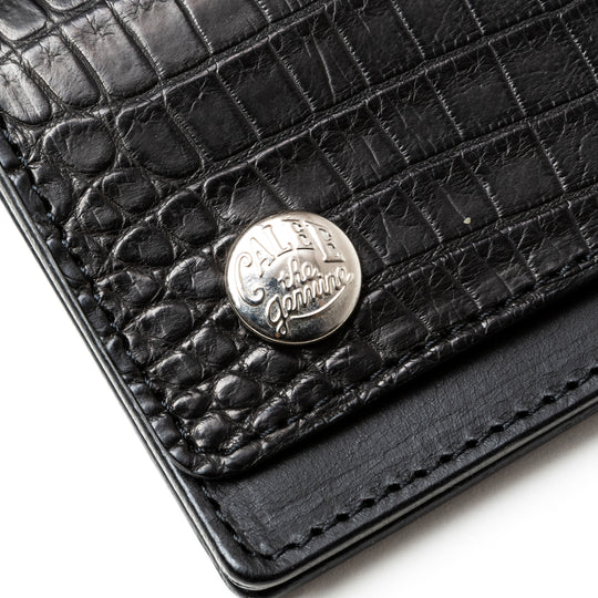TSY CROCODILE LEATHER TRACKER WALLET – CALEE ONLINE STORE