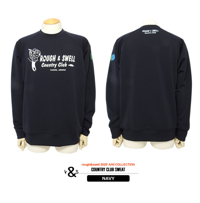 rough&swell［ラフアンドスウェル］COUNTRY CLUB SWEAT/スウェットプル