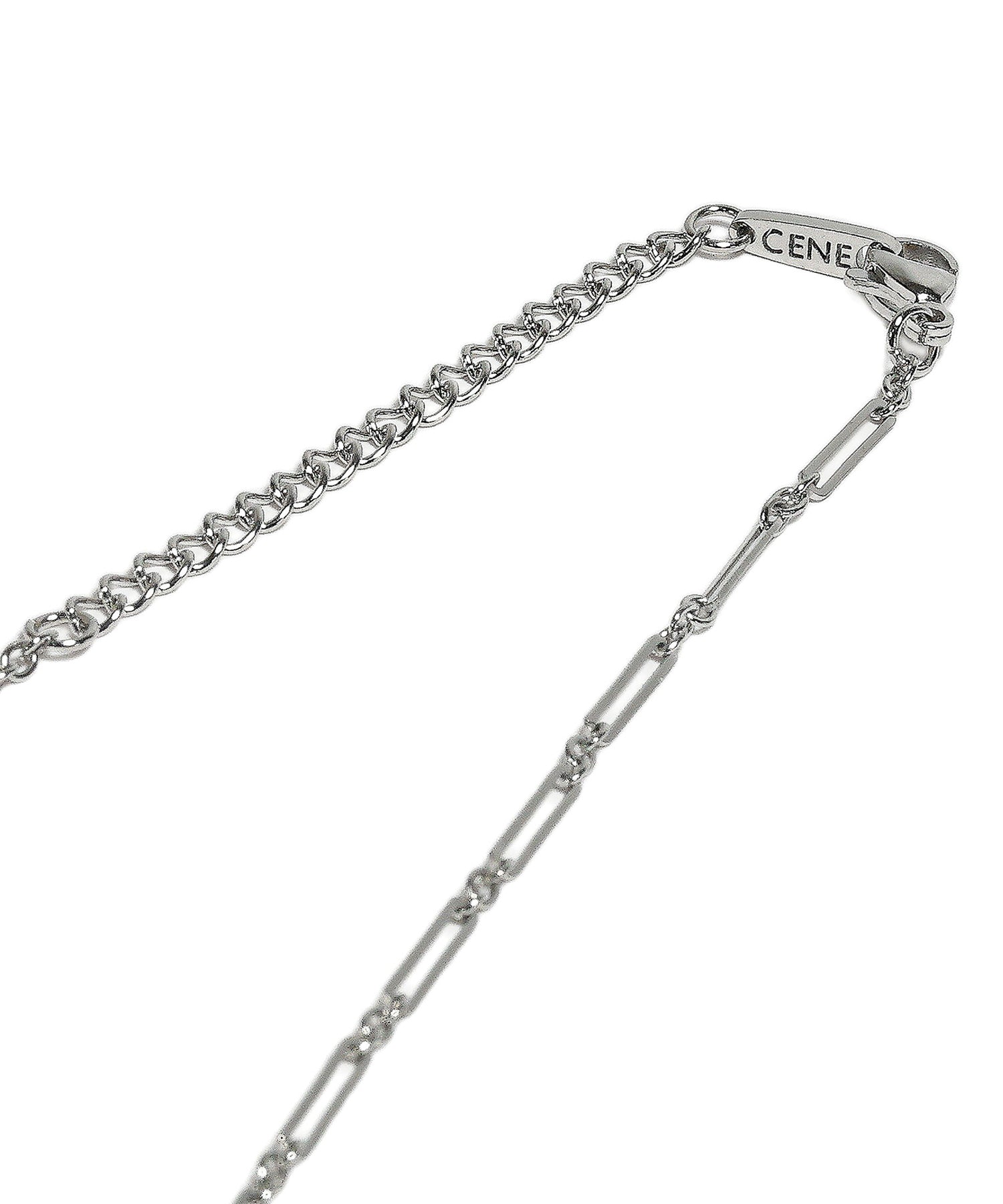 シルバー]リンクチェーンネックレス