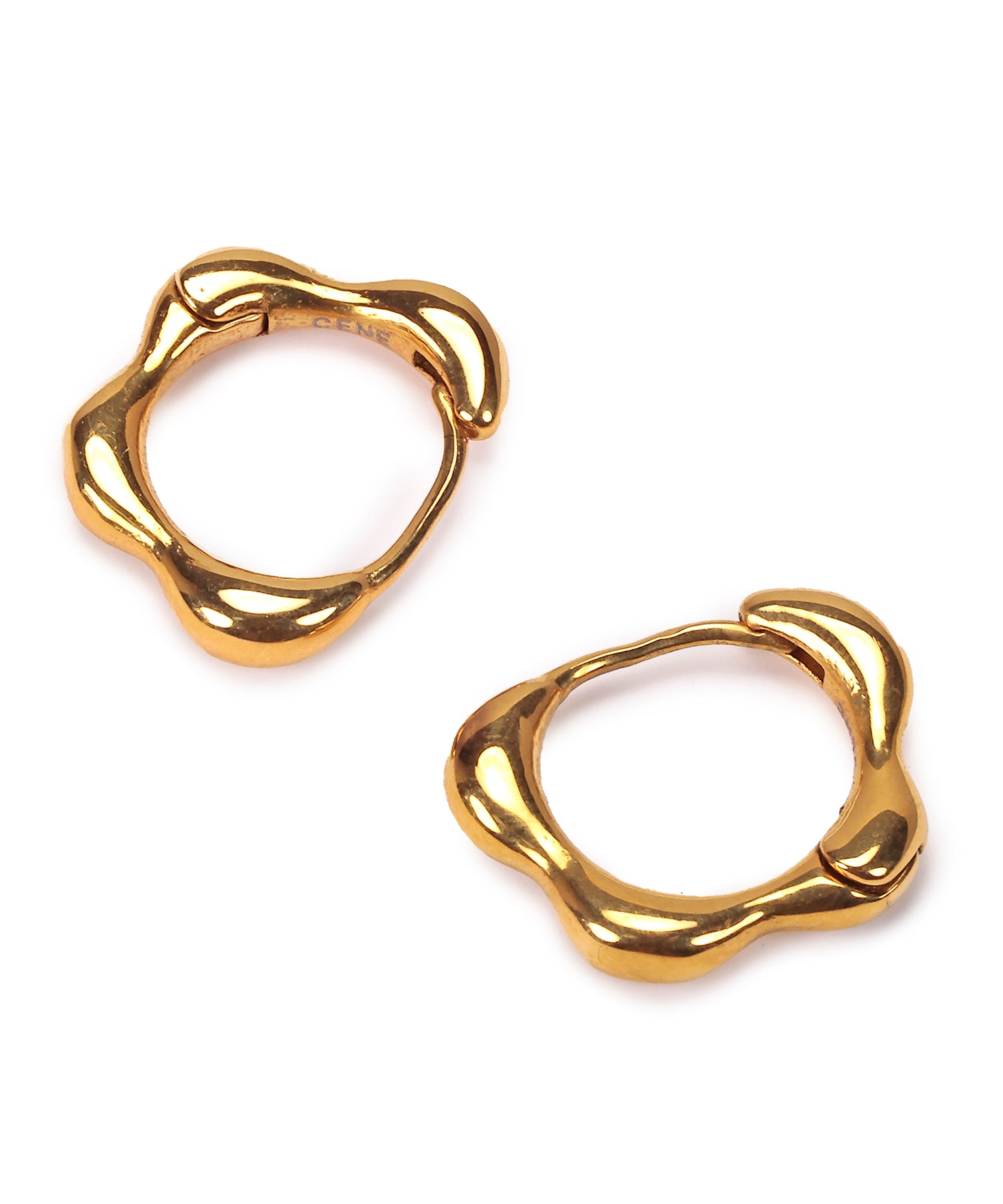 ゴールド]ワンタッチデイジーピアス