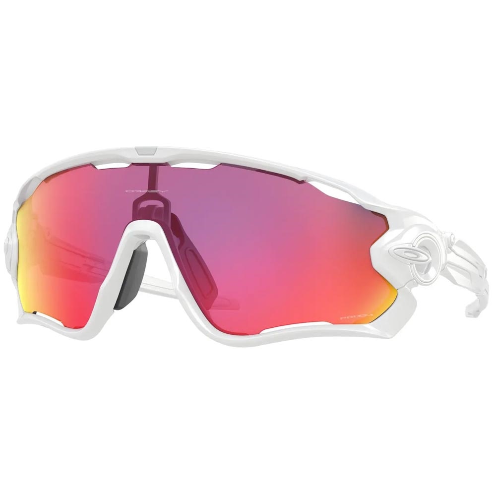 Oakley Jawbreaker Prizm Road Lens Polished White Frame from