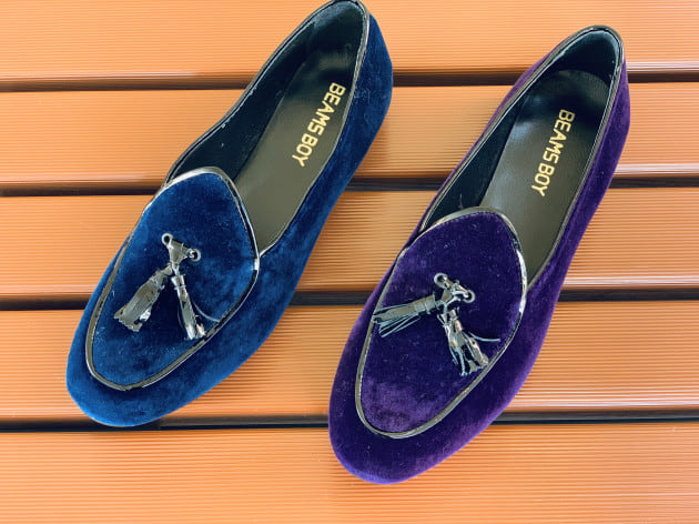 秋冬ムード満載な＜BEAMS BOY＞ベルベットオペラシューズ｜ビームス