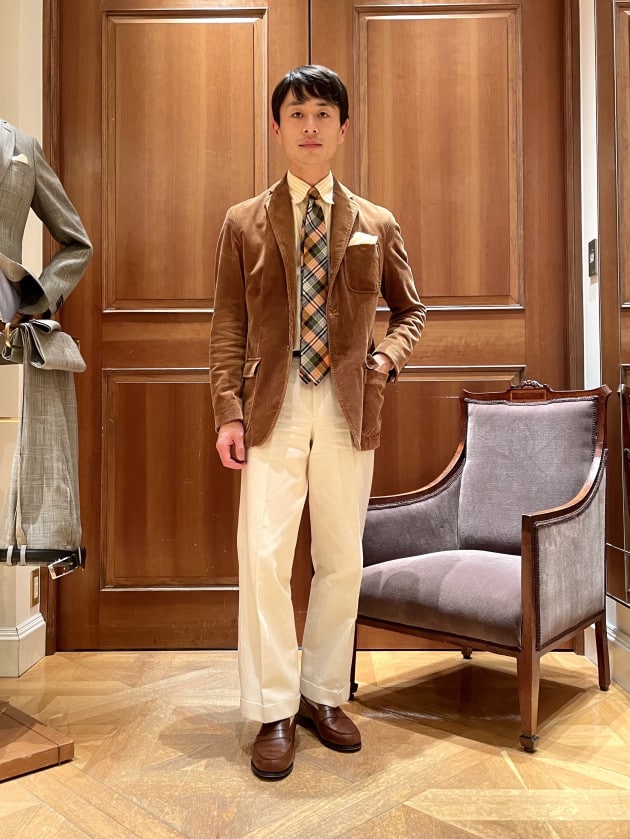 BERNARD ZINS SACHA beamsf別注 ブラウン 38 気になるパンツ 〜BERNARD