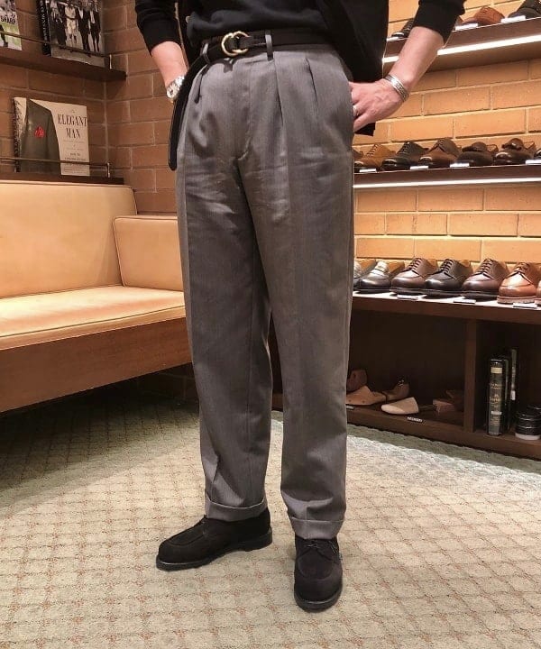 BERNARD ZINS〉ぜひ揃えて頂きたい大人のチェック柄パンツを