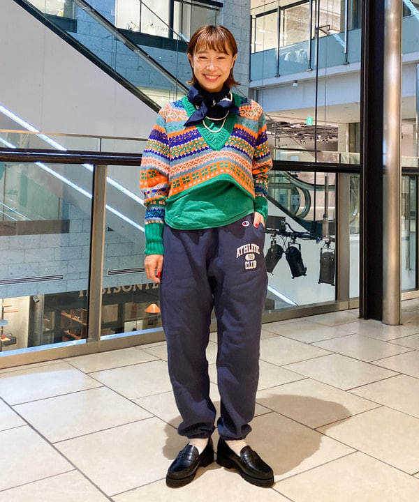 Champion × BEAMS BOY》今シーズンはスウェットパンツもご用意しました