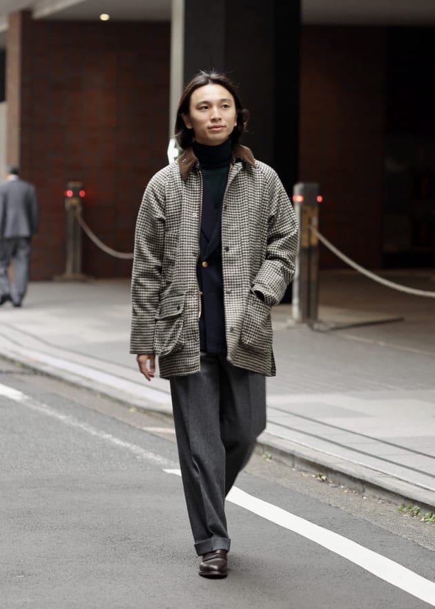 Barbour〉ハウンドトゥース｜ビームス ライフ 横浜｜BEAMS