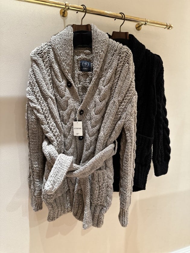 BEAMS F＞ショールカラーニットブルゾン｜ビームス ハウス 六本木｜BEAMS