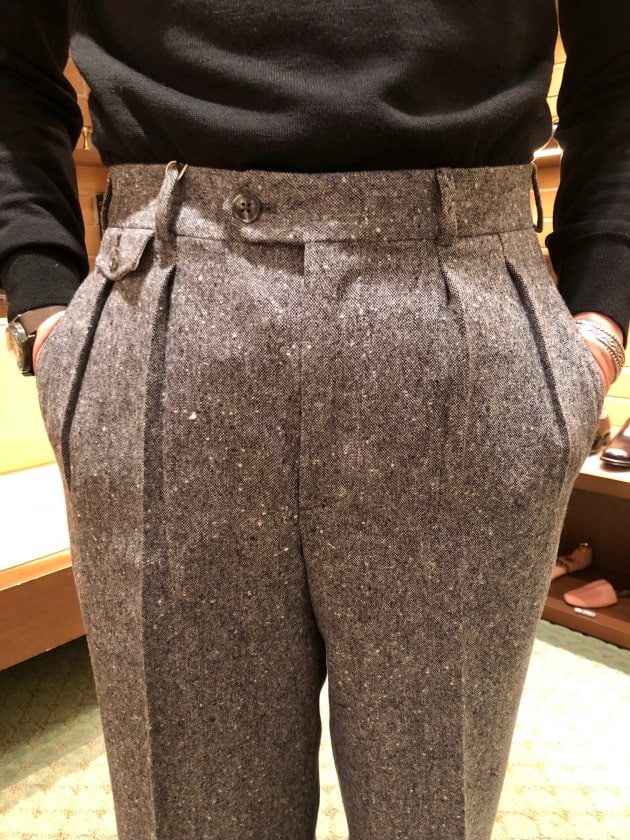 BERNARD ZINS SACHA beamsf別注 ブラウン 38 気になるパンツ 〜BERNARD