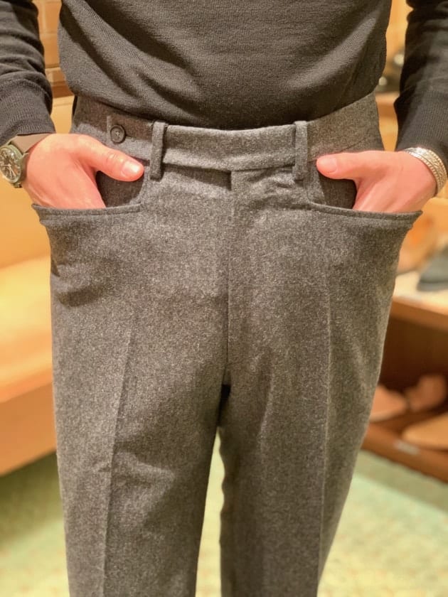 BERNARD ZINS〉今の時期でも気になる別注フランネルスラックスを