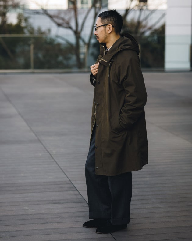 先見せエスエス〜〈Barbour〉フーデッドハンティング〜｜BEAMS F