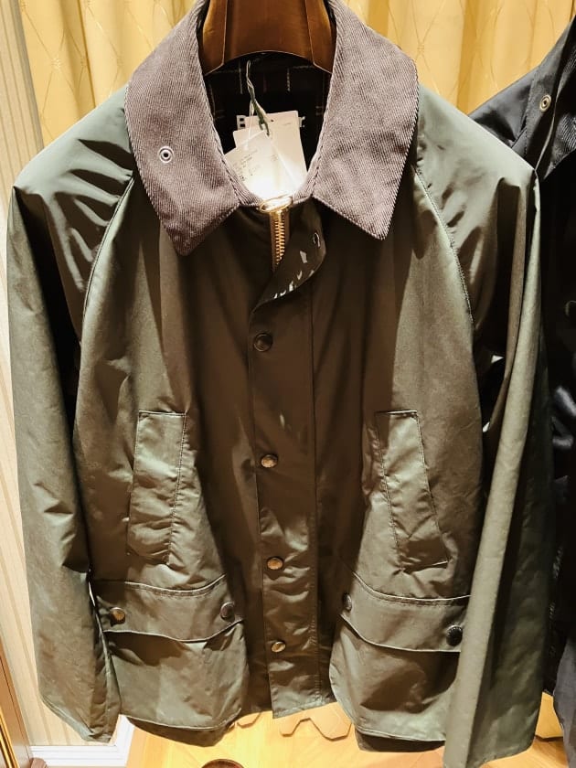 Barbour × BEAMS F / 別注 BEDALE CLASSIC FIT ポリエステル