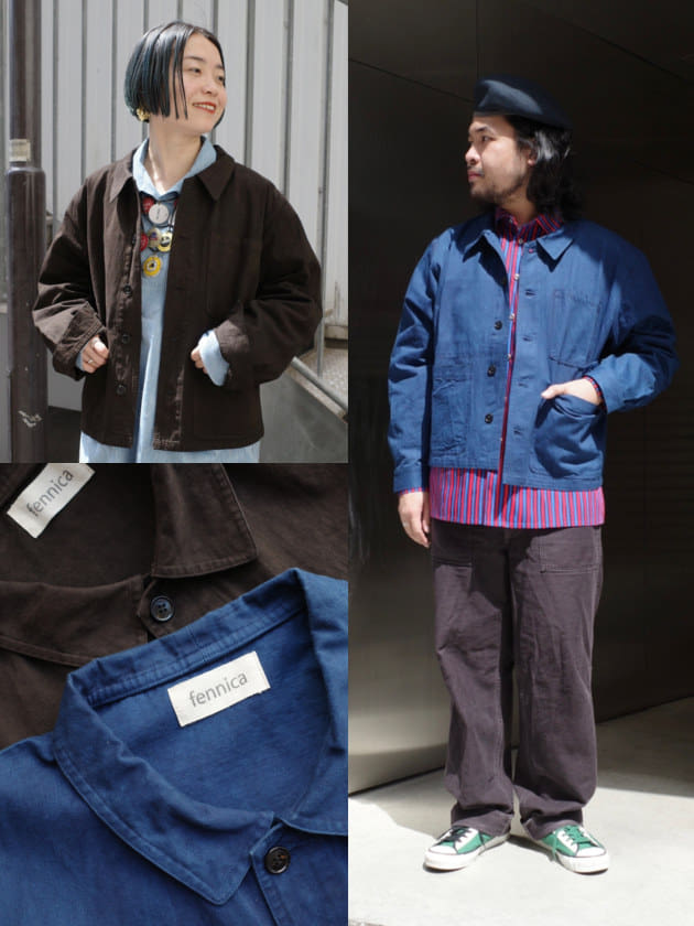 fennicaオリジナル、“French Work Court Jacket”｜fennica（フェニカ