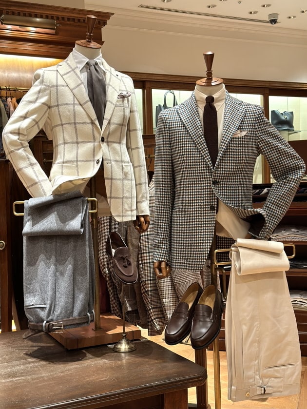 TAGLIATORE × Brilla per il gusto＞ガンクラブチェックジャケット