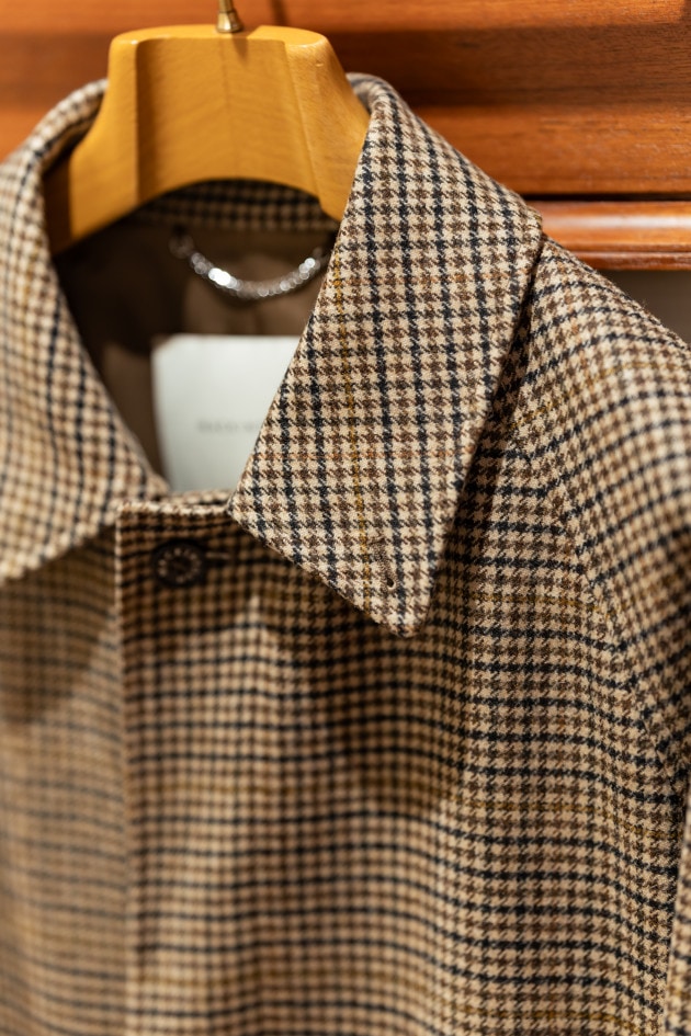 MACKINTOSH＞ ガンクラブチェックステンカラーコート｜ビームス ライフ