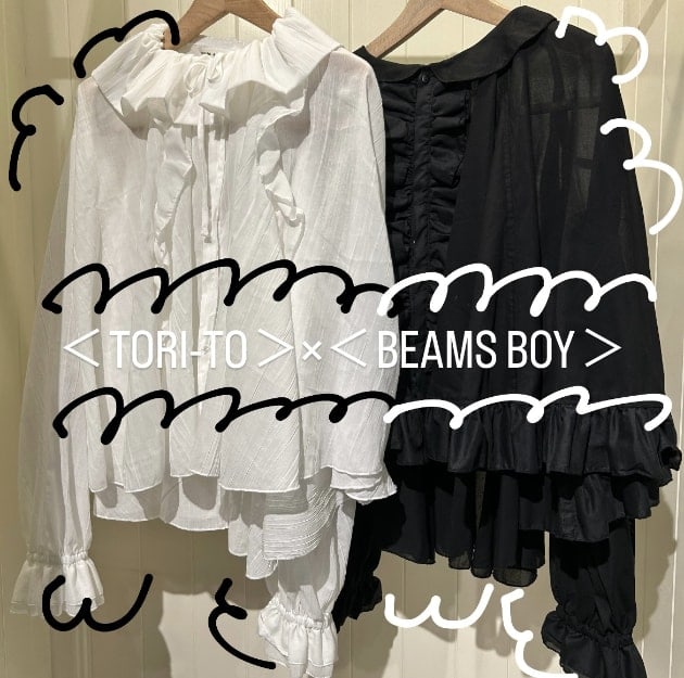 TORI-TO＞ふっくらブラウス♡♡♡｜ビームス 北千住｜BEAMS