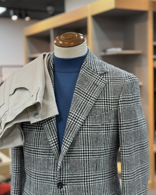 BEAMS F〉24AW 洒落たグレンプレイドのツイードジャケット｜ビームスF