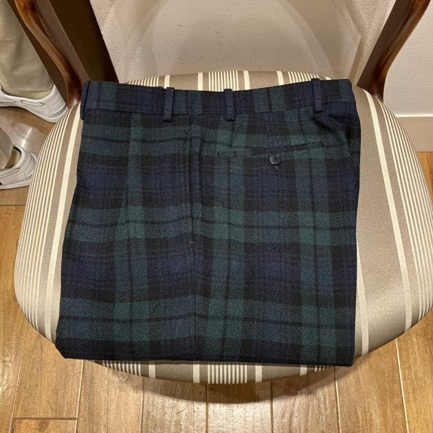 BERNARD ZINS＞ブラックウォッチ ワイドスラックス｜ビームス 立川｜BEAMS