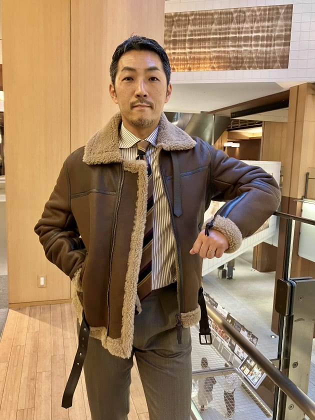 CINQUANTA〉スタッフ川口もオススメなムートンジャケットが今なら