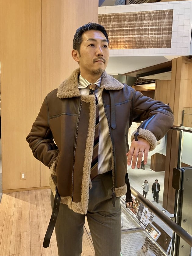 CINQUANTA〉スタッフ川口もオススメなムートンジャケットが今なら