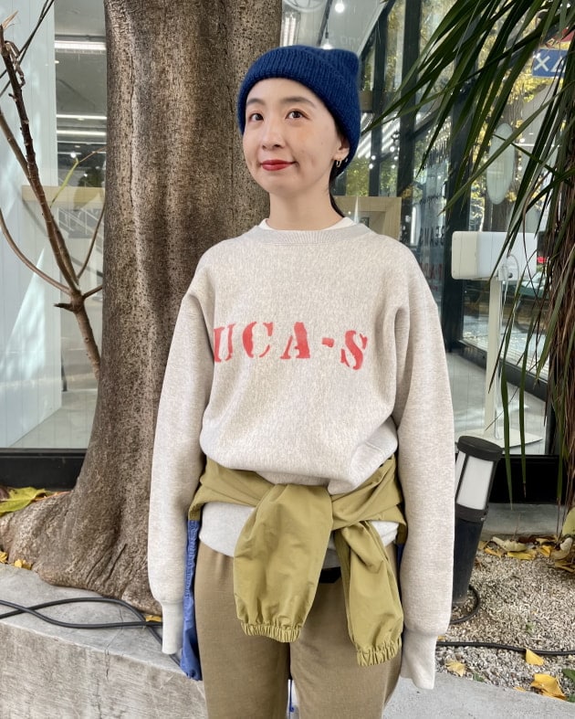 Champion〉復刻！ロゴ リバースウィーブ(R) クルーネック スウェット