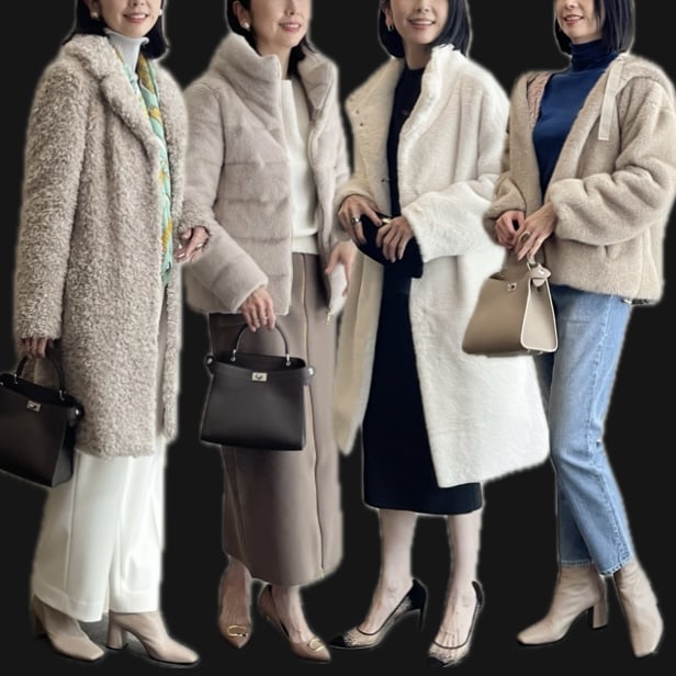 HERNO〉のフェイクファーコートが勢揃い｜ビームス ハウス 六本木｜BEAMS