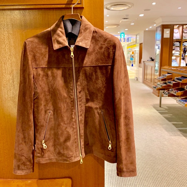 CINQUANTA】 春夏シーズンに着れる高級スエードライダース