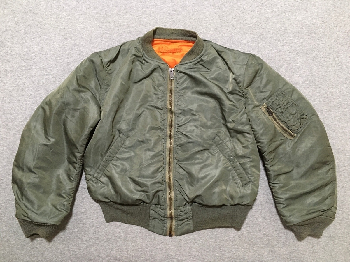 レア USA製 肉厚 ALPHA 68年 復刻MIL-J-8279D MA-1 レア USA製 肉厚