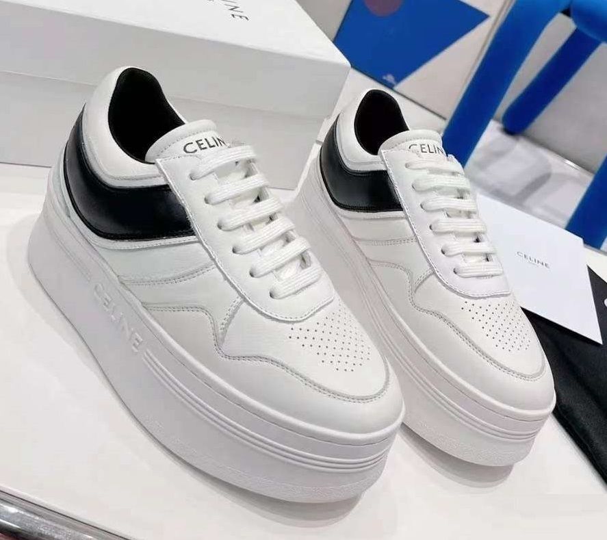 CELINE】セリーヌ ブロックスニーカー ウェッジアウトソール (CELINE