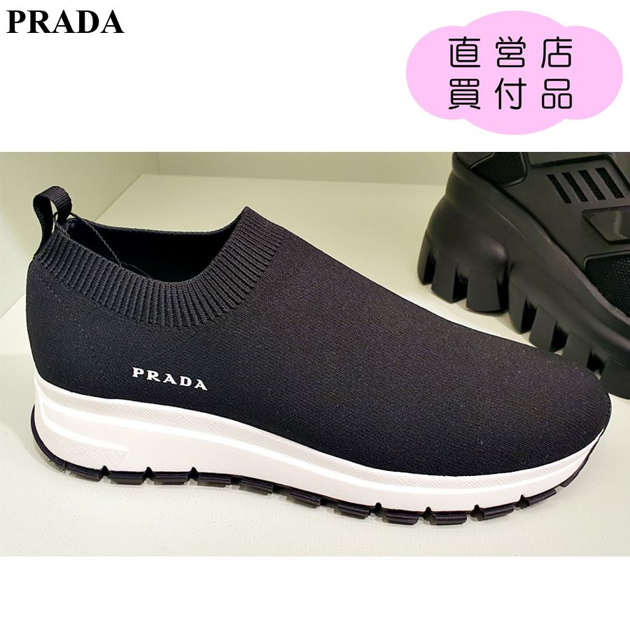セール】プラダ☆ローソックス ロゴ スニーカー☆1S716L 2OAR (PRADA