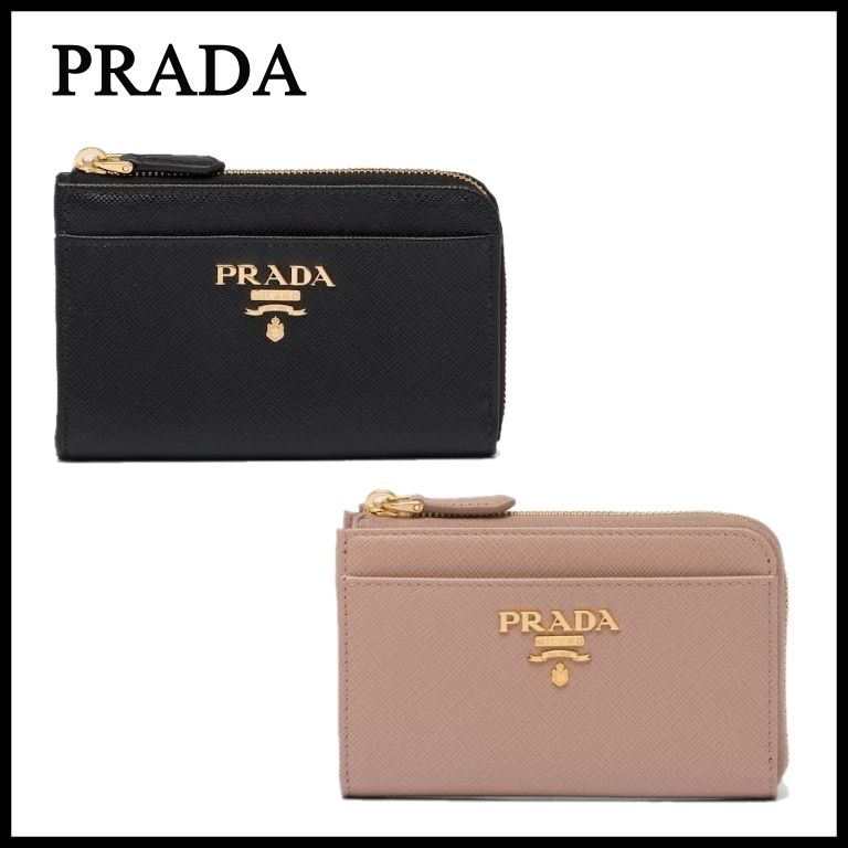 PRADA】プラダ ロゴ サフィアーノレザー キーケース (PRADA/キーケース