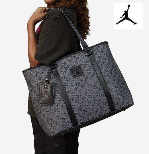 ☆大人気☆Jordan Monogram トートバッグ Dark Smoke Grey (Nike