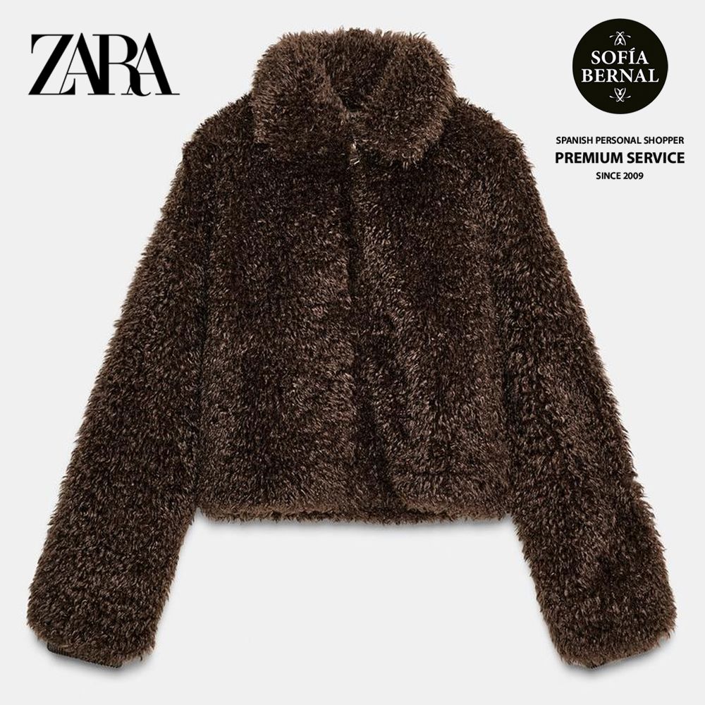 ZARA ロングボアクロップドコート (ZARA/ジャケット) 8372/223/700