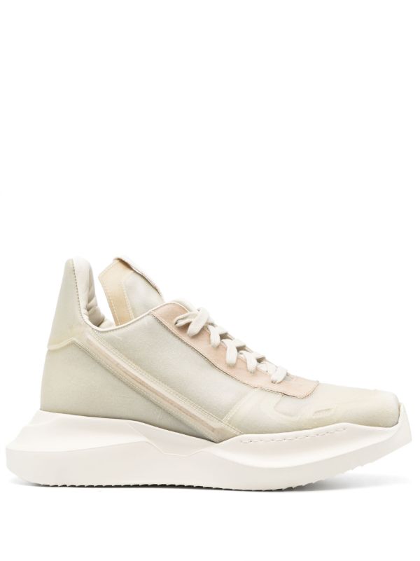 Rick Owens Geth Runner スニーカー | ニュートラル | FARFETCH JP