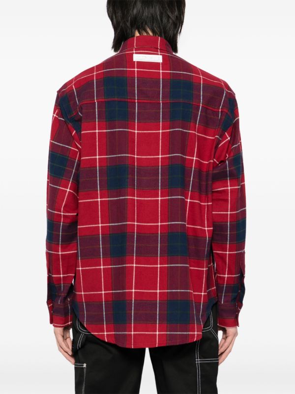 AAPE BY *A BATHING APE® チェック シャツ | レッド | FARFETCH JP