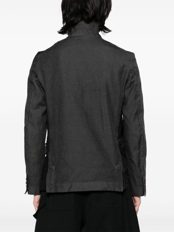 Black Comme Des Garçons パッチワーク ジャケット | ブラック