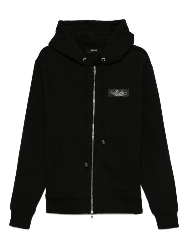AMIRI Spirit ジップパーカー | ブラック | FARFETCH JP
