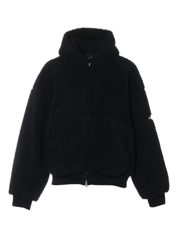 Balenciaga Pre-Owned 2024 エコファーパーカー | ブラック | FARFETCH JP