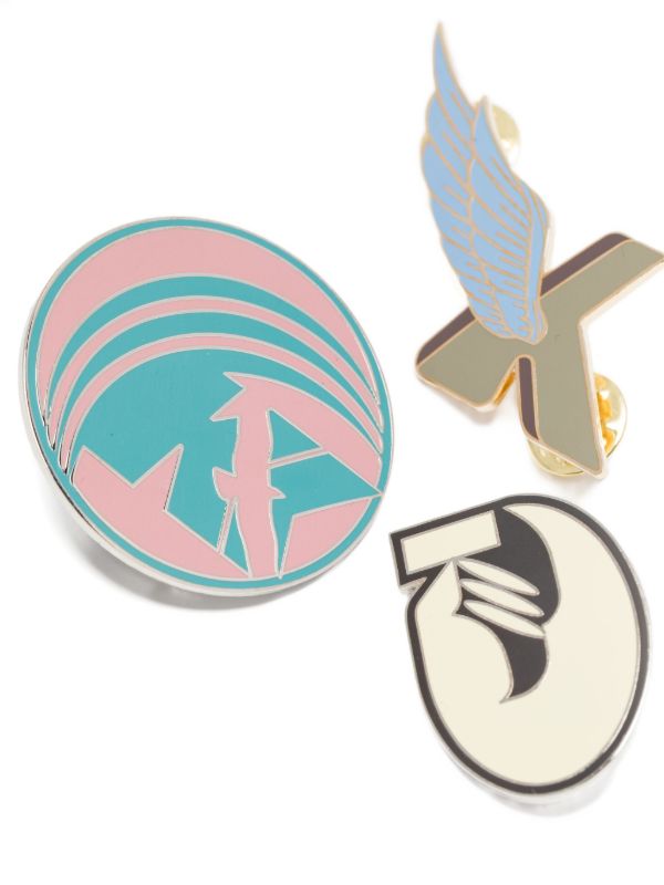 Kiko Kostadinov グラフィック ピン | ゴールドトーン | FARFETCH JP