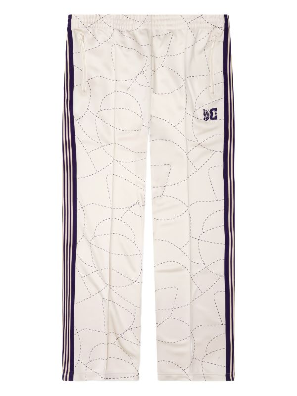 Needles x DC Shoes ストライプ トラックパンツ | ニュートラル