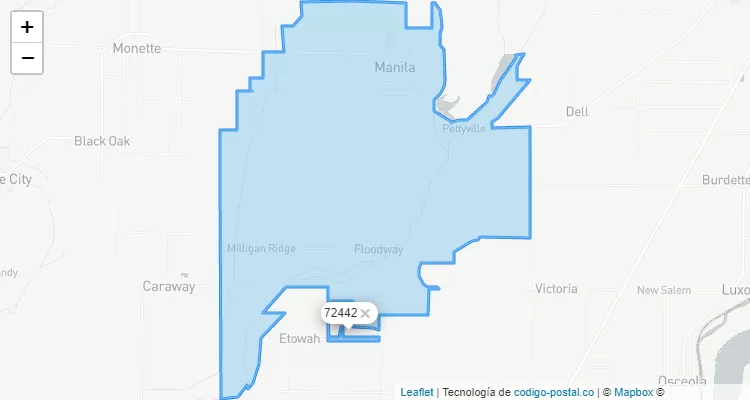 72442 ZIP Code - United States