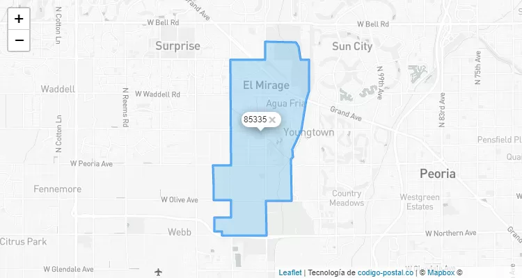 85335 ZIP Code - United States