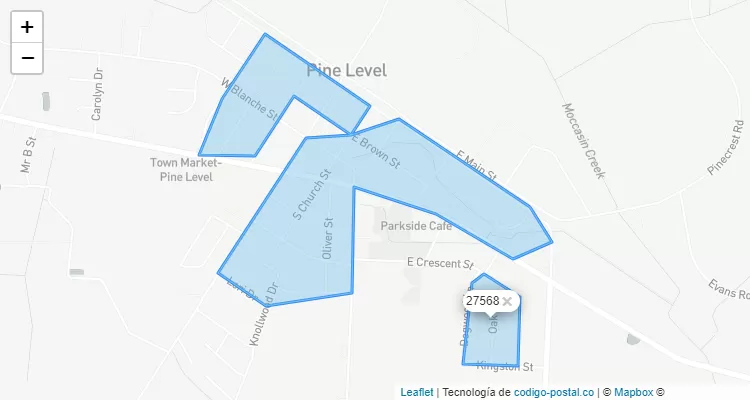 27568 ZIP Code - United States