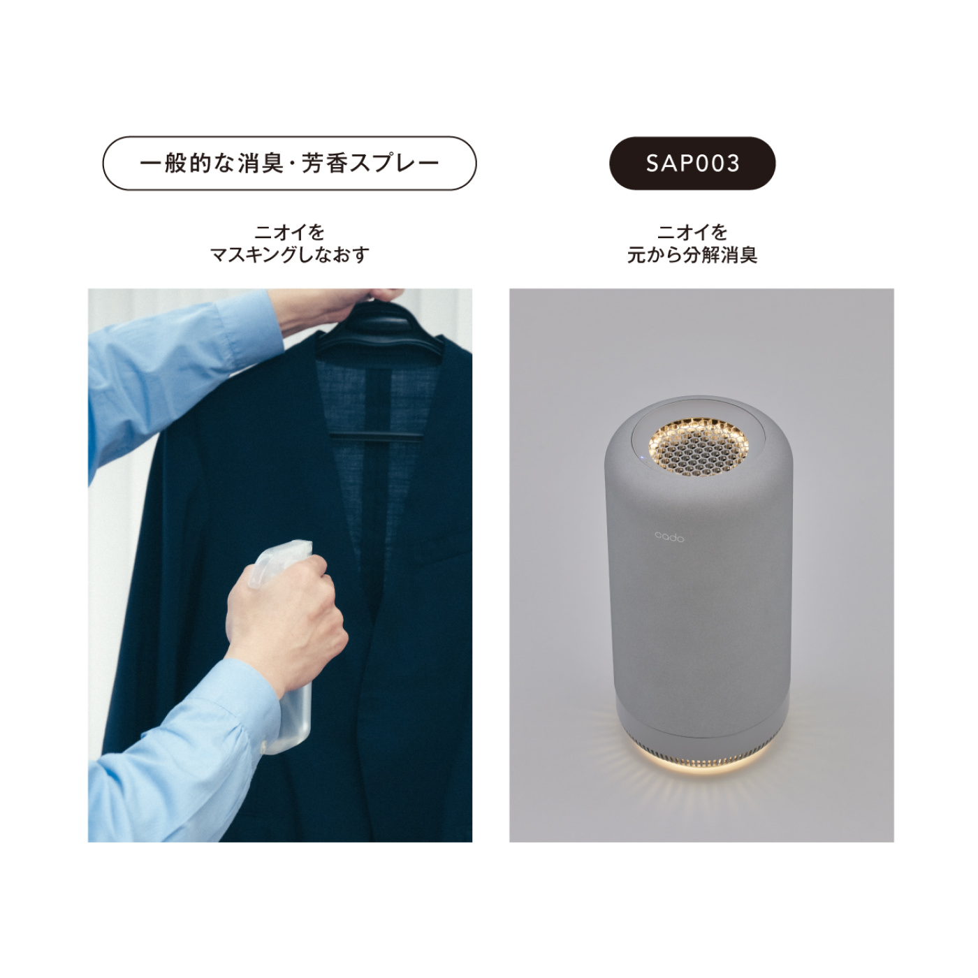 除菌脱臭機 SAP003｜cado
