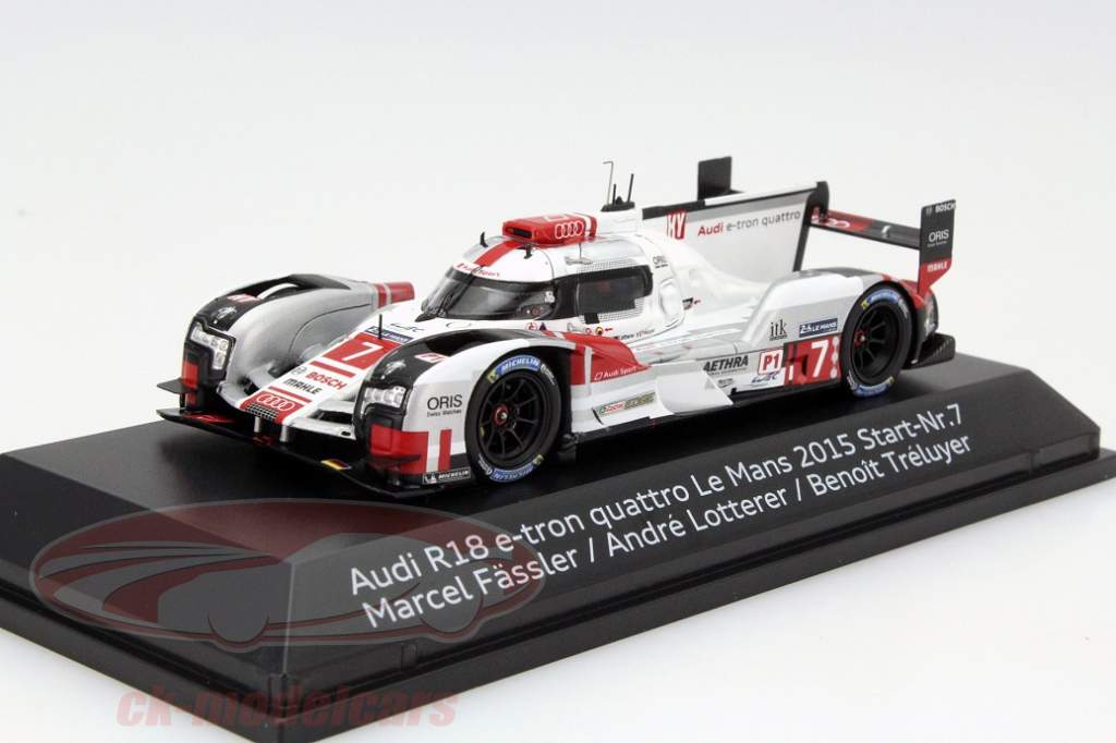 Audi R18 e-tron quattro – Le Mans 2015 jetzt im Maßstab 1:43